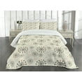 thumbnail image 3 of Ambesonne Colorful Quilted Bedspread Set 3 Pcs, Dotted Wheel Like Circles, King Size, Multicolor, 3 of 5