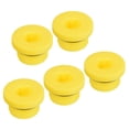 thumbnail image 1 of Unique Bargains M22x1.5 Hold Plugs Plastic Male Threaded Hex Socket End Cap, Yellow 5 Pack, 1 of 5