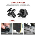 thumbnail image 4 of Nilight 101PCS Bumper&Splash Shield Retainer Metal Insert Clips for Acura Honda 91503-SZ3-003 91503-SZ5-003 91506-S9A-003 Toyota Fender Liner 90467-07215 4-Way Valve Tools Tire Caps Cores, 4 of 9