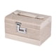 thumbnail image 1 of Caja de joyería grande Perfecl organizador de pendientes Beige, 1 of 8