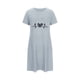 thumbnail image 4 of Camisón corto extragrande para mujer, estampado, cuello redondo y manga corta, de poliéster., 4 of 6