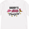 thumbnail image 4 of Inktastic Daddys Little Cowgirl with Cowgirl Hat and Boots Girls Long Sleeve Toddler T-Shirt, 4 of 5