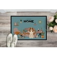 thumbnail image 2 of Carolines Treasures CK7876MAT 18 x 27 in. Russian Spaniel Sweet Home Indoor or Outdoor Mat, 2 of 4