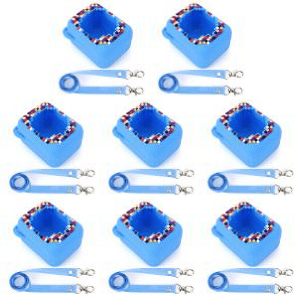 Funda Silicona Compatible Con BITZEE Digital Pet Interactive Virtual Toy() Azul