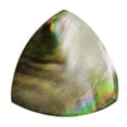 thumbnail image 2 of Exotic Plectrums - Black Abalone Shell Guitar Or Bass Pick - 2.0 mm - 346 Wedge Triangle Shape - Handmade Specialty Exotic Luxury Plectrum - 6 Pack, 2 of 6