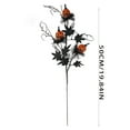 thumbnail image 3 of Gothic Halloween Berry Stems & Glitter Twigs - Black Sparkle Floral Picks for Vase, Haunted House Party Decor, and Spooky Centerpieces, 3 of 5