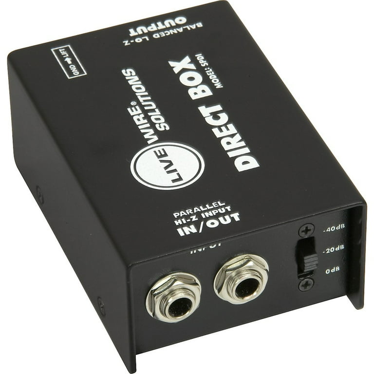 Livewire SPDI Audio Control Music Passive Direct Box with