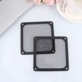 thumbnail image 5 of IBASETOY 2Pcs Dust Screen PC Cooler Filter Black Rubber for Office, 5 of 6