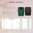 thumbnail image 7 of vastwit Kids Boys Formal Suit Vest Classic Fit V-Neck Single Breasted Dress Waistcoat Dark Green-B 14, 7 of 7
