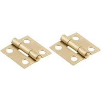 National Hardware - V518 1" Hinge NRP 2/pk - Polished Brass
