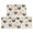 Rooster and Flower White Pattern, variant on Sunflower White Pattern Anti Fatigue Kitchen Rugs Set Of 2, Non Slip Washable Decorative Floor Mats for Kitchen Sink Laundry, 17"x30" and 17"x47"