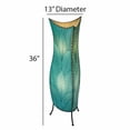 thumbnail image 2 of Eangee Home Design Flowerbud Large Floor Lamp, Shade Made Of Cocoa Leaves, 13x13x36 Inches, 2 of 5