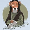 thumbnail image 2 of CafePress - Mona Lisa Dog Long Sleeve T Shirt - Long Sleeve Infant T-Shirt, 2 of 2
