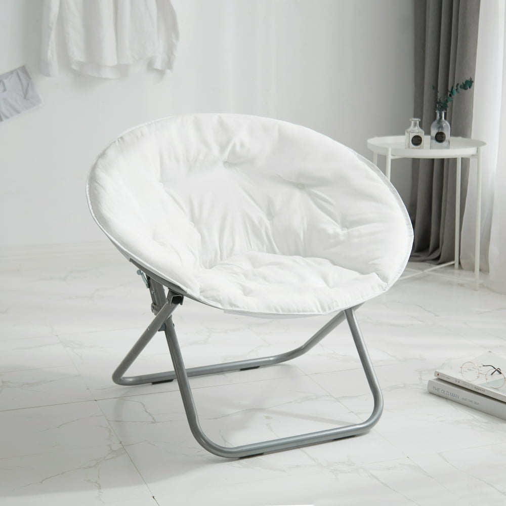 Mainstays Large Microsuede Saucer Chair, Multiple Colors ...