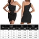 thumbnail image 2 of Vestido De Las Señoras Vestido ajustado de verano Hombro oblicuo Mini vestido Casual para fiesta (Negro M) Ygjytge para Mujer Negro T M, 2 of 7