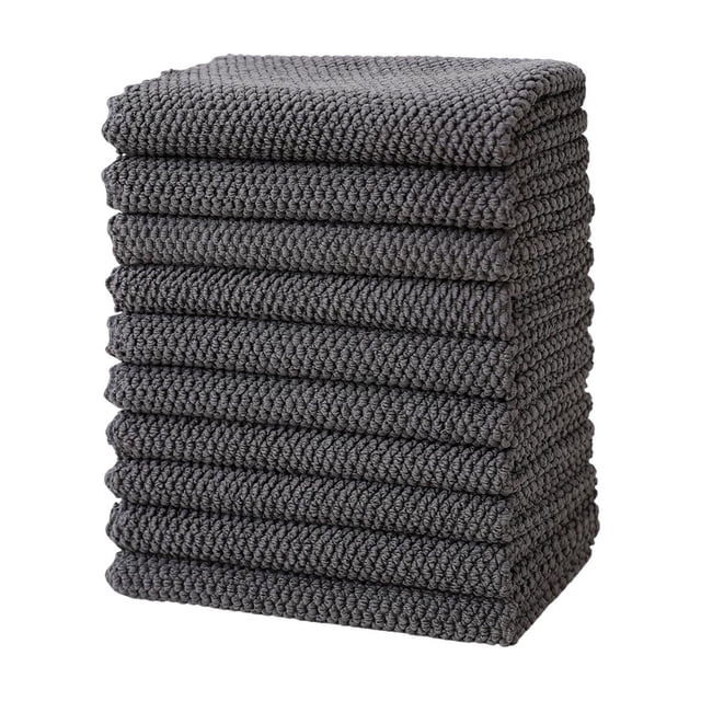 Kitchen Paper Towels and Car Drying Towel Polyester Soft Reusable Decorative Item (11.81In) for Kitchen Organization