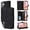 Black, variant on Dteck for iPhone 16 Wallet Case, Crossbody Phone Purse with Card Holder for Women Men, Soft PU Leather Zipper Carry Cover with Shoulder Strap for iPhone 16,Brown