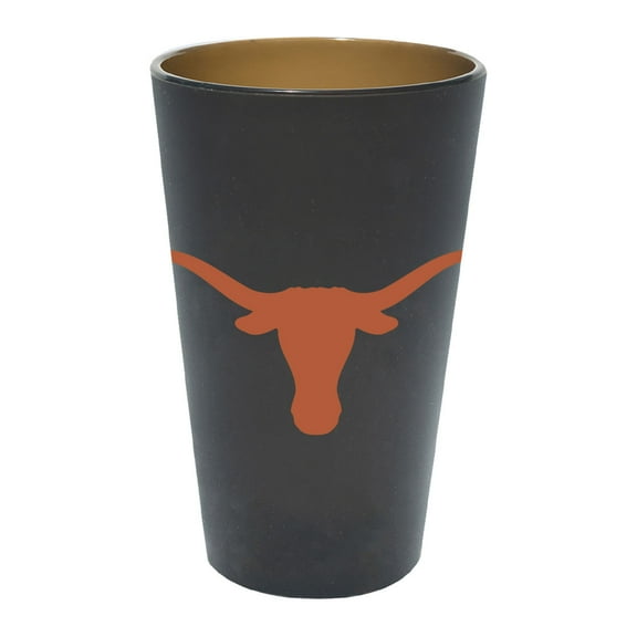 NCAA Texas Longhorns Team Color 16oz Silicone Pint Glass