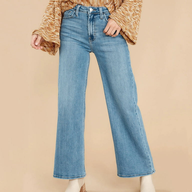 Frayed Hem Jeans for Women