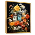 thumbnail image 2 of Designart "Floral Melody with Cassette Tape I" Fashion Framed Wall Art - Modern Yellow Cassette Tapes Bedroom Framed Canvas Wall Art, 2 of 6