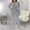 Silver, variant on Women's Elegant Waist V Neck Flared Peplum Dress With Glittery Details For A Line Juniors Jumpsuits Formal Long Sleeve Wide Leg Jumpsuit Dress Rompers Women plus Jumpsuit plus Size Cute Overalls for