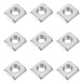 thumbnail image 3 of Silver Sliding T Slot Nut for Aluminum Extrusions 30Pcs Carbon Steel, 3 of 5