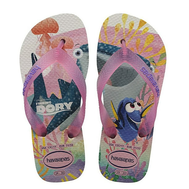 Havaianas Kids Nemo E Dory - White (Man-Made) Childrens Sandals - 27/28 ...
