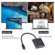 thumbnail image 4 of Convertidor Vídeo USB C A VGA Adaptador Cable Audio 1080P FHD Durable para Macbook, 4 of 9