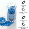 thumbnail image 2 of Diamond Dotz 2.8MM 12G Single Cylinder (1 Pack) Aegean Blue - Freestyle Diamond Painting Beads, Diamond Art Beads, Replacement Drills, Loose Gems for DIY Crafts and Art Projects, 2 of 6