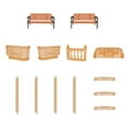 thumbnail image 4 of Casa de Muñecas, Muebles de Construcción, Juguete para Niños, Juguete para Juego de Imitación, Muñecas, Accesorios de Escena, Juguete en Miniatura Par Ascensor, 4 of 7