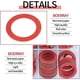 thumbnail image 4 of 600pcs Fibre Washer Kit 12 Size Red Steel Paper Fiber Flat Washer Kit Flat Ring Seal Assortment Kit Wuqx, 4 of 5