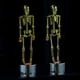 thumbnail image 2 of Inteprter Adornos de escultura de Halloween, figuras únicas para decoración de Halloween, acentos para el hogar, balón D o trofeo Kits de decoración para fiestas dorado, 2 of 6