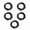 Black 5, variant on Fakes Rusted Barbed Wire Decoration Plastic Barb Wire Decoration Props for Christmas Western Party Decors