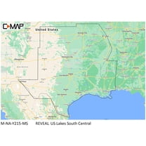 C-MAP Reveal US Lakes South Central Map, 5.79x4.13