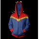 thumbnail image 3 of Sudadera con capucha de la película Avengers Endgame Quantum Realm de 2019, chaqueta con tecnología avanzada, disfraces de cosplay, sudadera con capucha del Capitán Marvel, 3 of 5