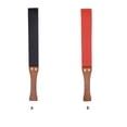 thumbnail image 3 of Thinsony Animal Riding Crop with Wood Handle PU Leather Paddle Play Stage Performance Lash Whip Racing Training Crops Tool Black, 3 of 6