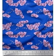 thumbnail image 1 of Soimoi Polyester Crepe Fabric Orchid Floral Print Fabric by The Yard 42 Inch Wide, 1 of 3