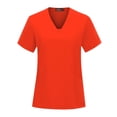 thumbnail image 4 of CHUMUD Women's Scrubs Set - Sporty V-Neck Medical Top and Stretch Waist Cargo Pant, Uniform Jogger Suit for urse Esthetician Workwear, 4 of 7