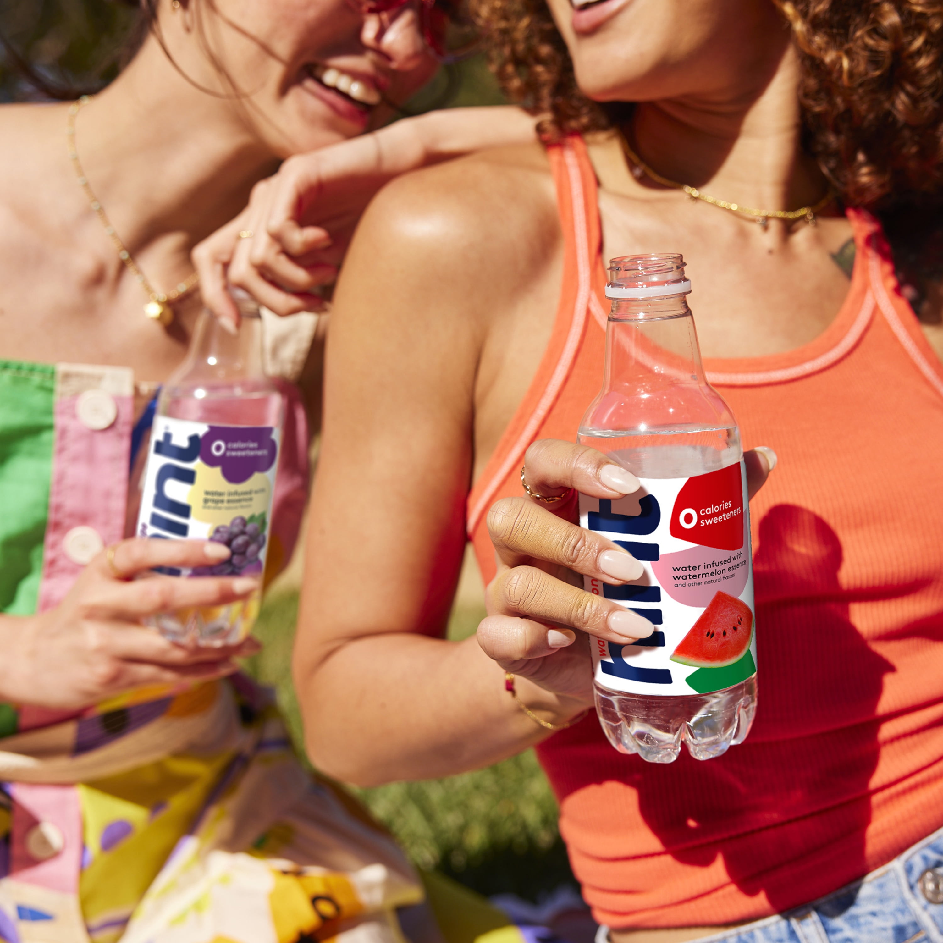 Hint Bottled Water, 2-Flavor Grape & Watermelon Pack - Purified Water Beverages with Zero Calories, Natural Flavors, and Sugar Free - 16 Fl Oz (Pack of 24)