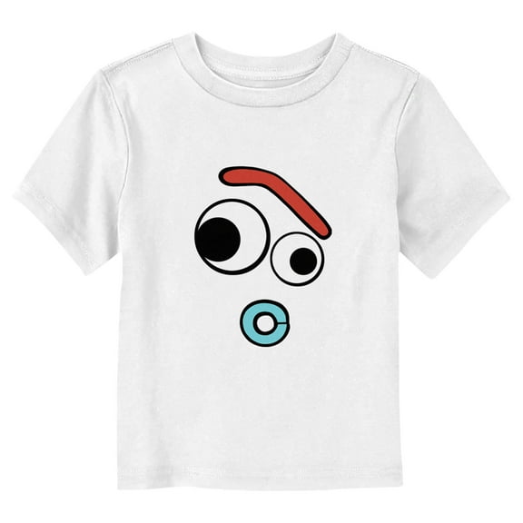 Toddler's Toy Story Forky Face Graphic Tee White 5T