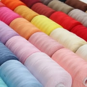 Threadart 100% Cotton Sewing and Quilting Thread | For Quilting, Sewing, and Serging | 1000M Spools 50/3 Weight | 50 Colors Available | Color BLACK