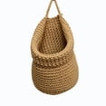 thumbnail image 2 of Twfbrm Hanging Fruit Baskets for Kitchen, Hand Woven Multipurpose Produce Holder with Hooks, Small Lightweight Woven Box Wall Decor for Garlic, Potato, Vegetable, 2 of 7
