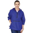thumbnail image 4 of Charles River Apparel Pack-N-Go Wind & Water-Resistant Pullover (Reg/Ext Sizes), Royal, S, 4 of 4