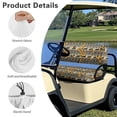 thumbnail image 5 of Garronmavis Aztec Leopard Print Polyester Golf Cart Seat Protectors with Elastic Edges Easy to Install Front Seat Cushion for Daily Use Four Seasons on All Cart Models, 5 of 6