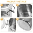 thumbnail image 2 of 3 Pack Stainless Steel Storage Tank Flour Coffee Cylinder Containers Beans Seal, 2 of 6