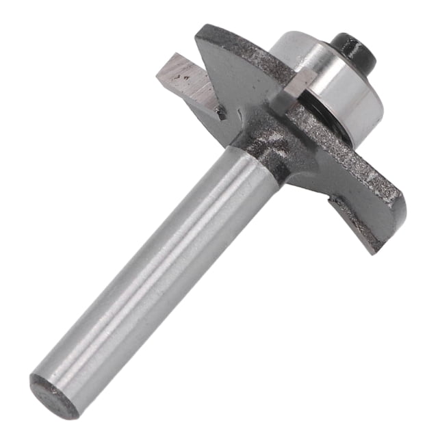 3 Broca de Ranura de Dientes, Cuerpo de Acero de Carbono 1/8 AltaRe de Corte en Forma de Enrutador en Forma de T para Hacer una articulacia de la Spline para Madera Contrachapada