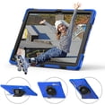 thumbnail image 6 of Dteck for Samsung Galaxy Tab S10 Ultra Case 2024 with Pencil Holder Crossbody Strap 360 Rotating Hand Strap & Stand, Rugged Case for Galaxy Tab S10 Ultra / Tab S9 Ultra/ S8 Ultra 14.6",Blue, 6 of 12