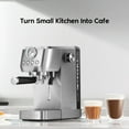 Casabrews 20 Bar Professional Automatic Espresso Machine, Cappuccino Maker with Powerful Milk
