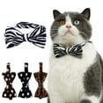thumbnail image 3 of Flexible Bow Tie Pet Collar - Easy-Wearing Ribbon Collar with Cute Dots Pattern - Perfect Puppy Accessory, 3 of 8