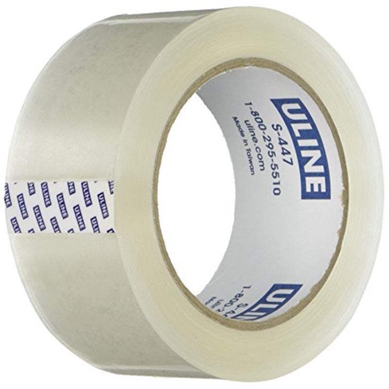 Uline Thick Packing Tape 3 5 Mil Thick 2 X 55 Yd Crystal Clear 6 Uline Thick Packing Tape 3 5 Mil Thick 2 X 55 Yd Crystal Clear 6